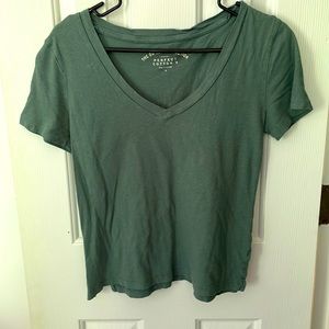 Aeropostale Soft Green V-neck